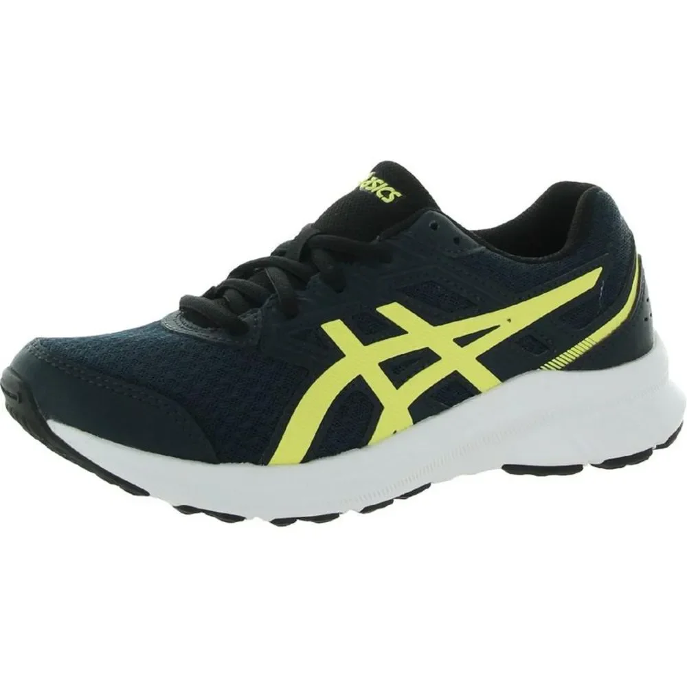 Asics Girls Jolt 3 GS Blue Lace Up Athletic and Training Shoes Sneakers NWT